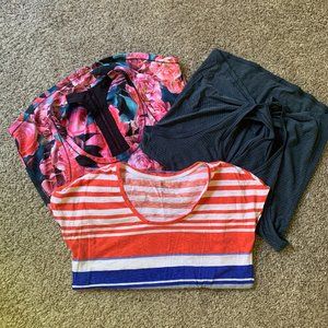 XS Athleta designer athletic top bundle